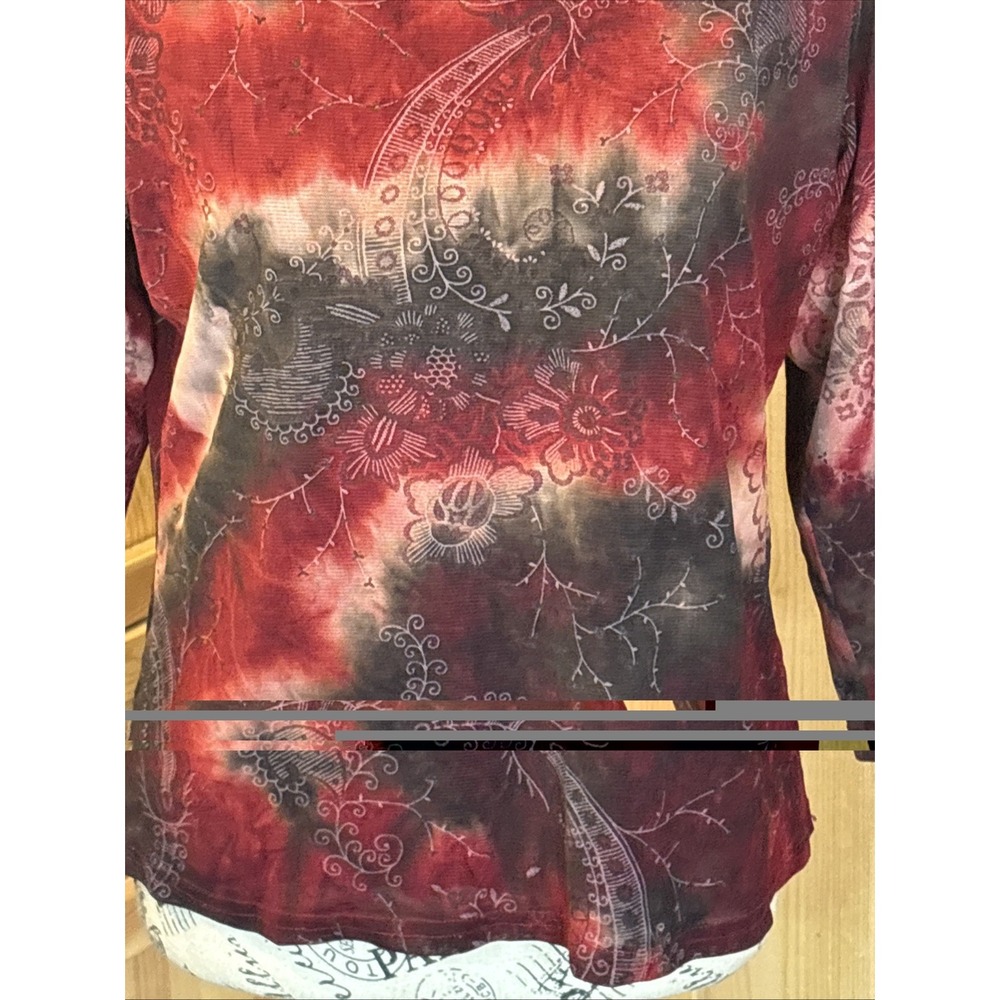 Vintage Y2K Coldwater Creek Whimsigoth Top Fairy Vampire Shirt Medium - Picture 4 of 7